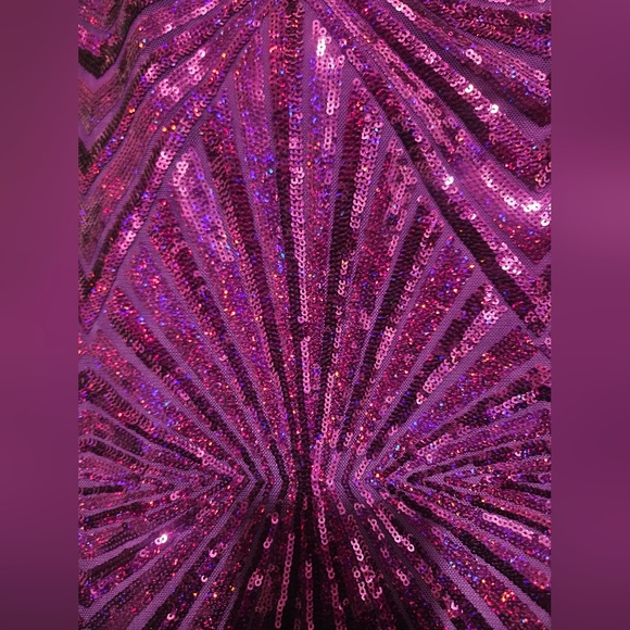 Windsor Radiant Magenta Sequin Maxi Dress - Picture 4 of 5